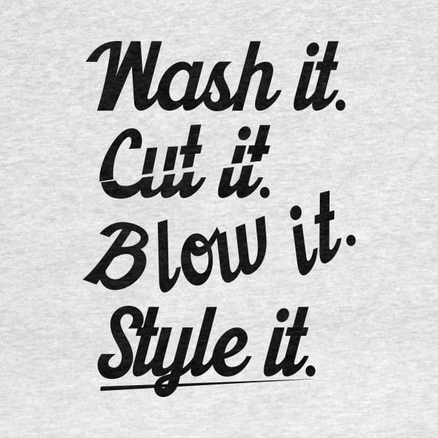 Cut it wash it style it (black) by nektarinchen